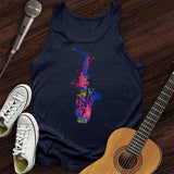 Cartoon Sax Tank Top
