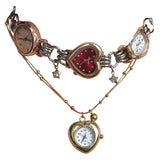 Queen of Hearts Watch Necklace