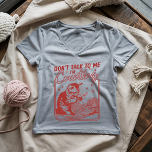 Shh, I'm Counting V-neck