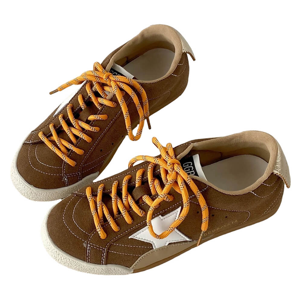 Star Patch Suede Sneakers