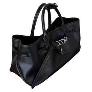 Avenue Montaigne Structured Belted Tote Bag