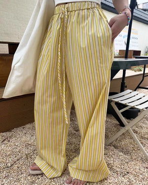 Casual Friday Striped Pants