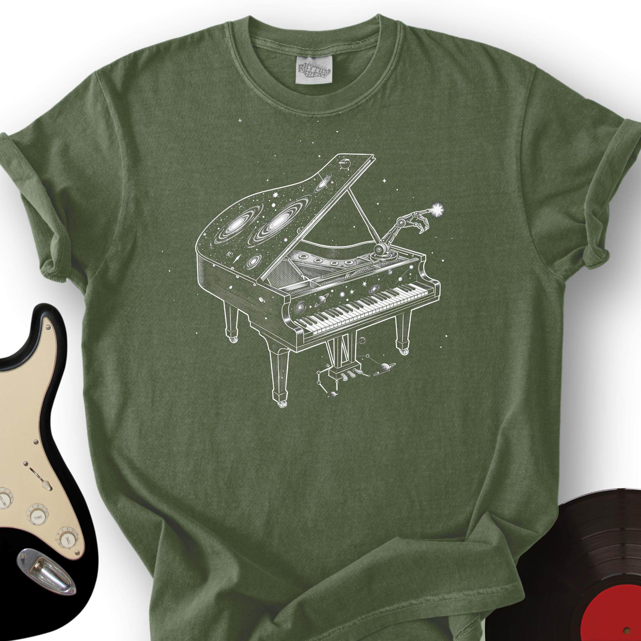 Galaxy Piano T-Shirt