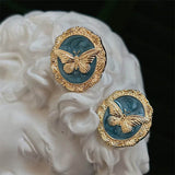 Vintage Style Butterfly Earrings