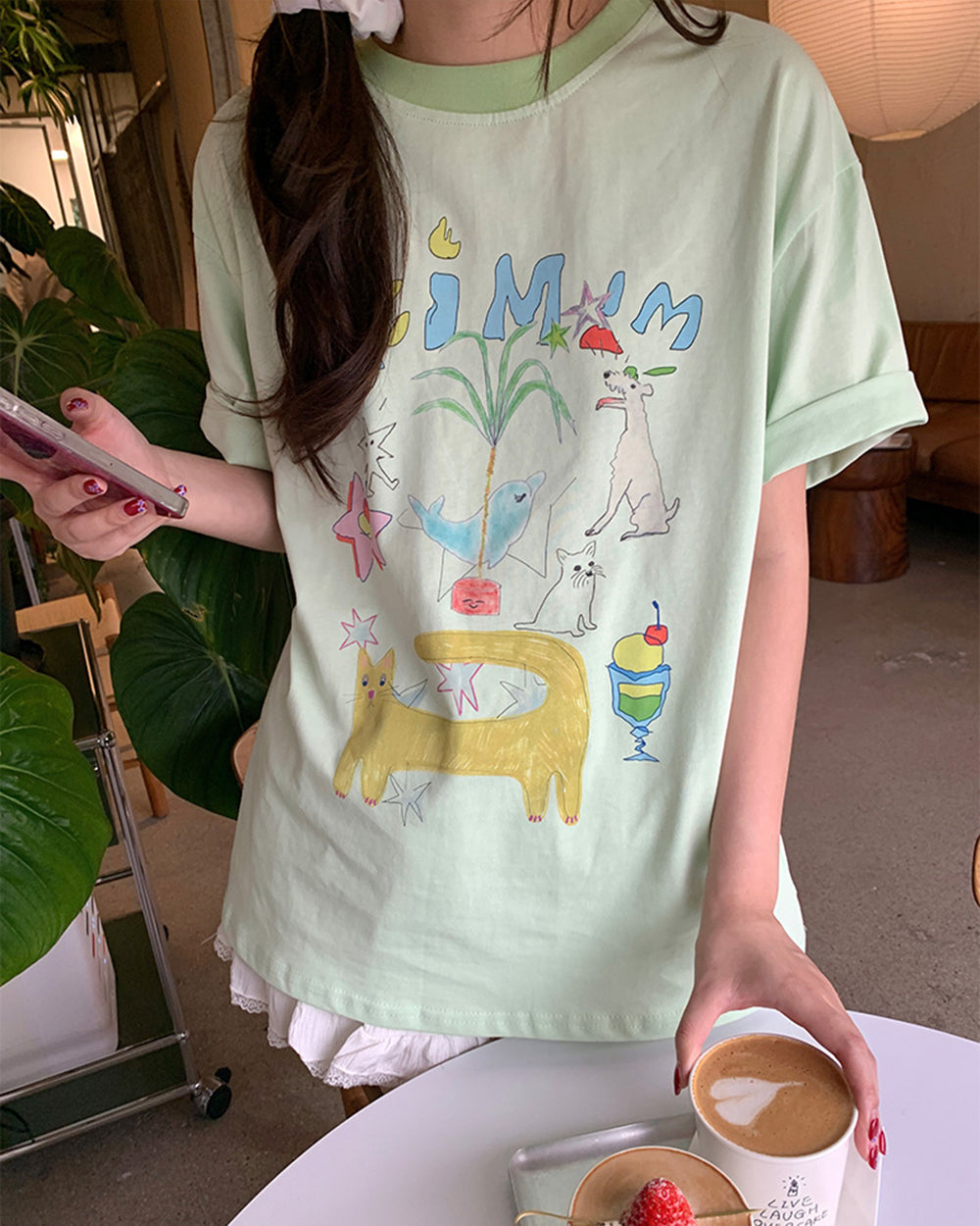 Whimsical Doodle Graphic Tee