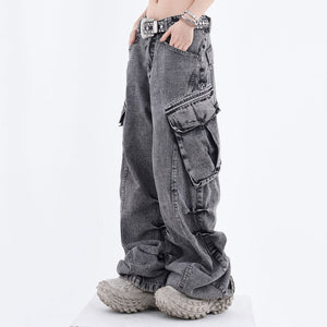 Big Ideas Wide Leg Cargo Jeans
